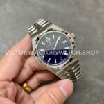 8F Factory Vacheron Constantin Overseas 47040/000A-9008 42mm Full Steel Arabic numerals Blue Dial
