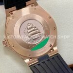 8F Factory Vacheron Constantin Overseas 47040/000R-9666 42mm Rubber Strap Arabic numerals Brown Dial