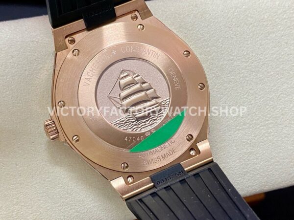 8F Factory Vacheron Constantin Overseas 47040/000R-9666 42mm Rubber Strap Arabic numerals Brown Dial