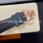 8F Factory Vacheron Constantin Overseas 47040/000R-9666 42mm Rubber Strap Arabic numerals Brown Dial