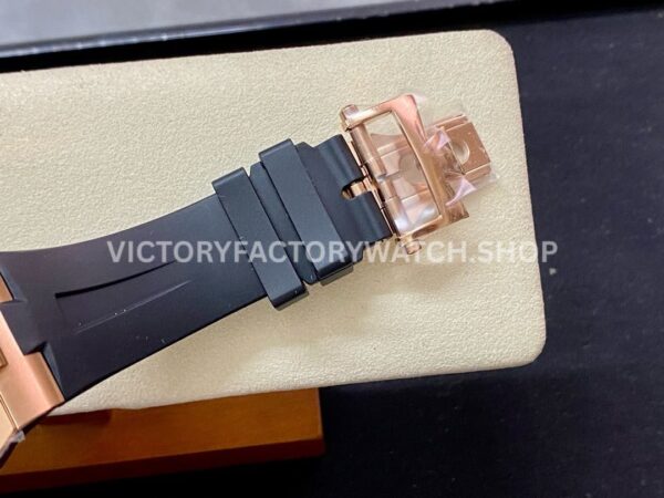 8F Factory Vacheron Constantin Overseas 47040/000R-9666 42mm Rubber Strap Arabic numerals Brown Dial