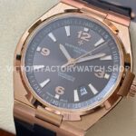 8F Factory Vacheron Constantin Overseas 47040/000R-9666 42mm Rubber Strap Arabic numerals Brown Dial