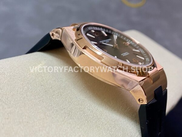 8F Factory Vacheron Constantin Overseas 47040/000R-9666 42mm Rubber Strap Arabic numerals Brown Dial