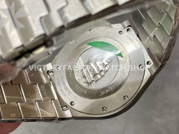 8F Factory Vacheron Constantin Overseas 47040/B01A-9093 42mm Full Steel Silver Arabic numerals Dial
