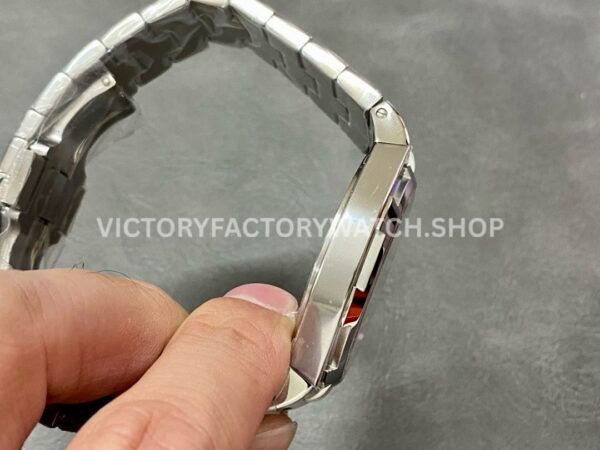 8F Factory Vacheron Constantin Overseas 47040/B01A-9093 42mm Full Steel Silver Arabic numerals Dial