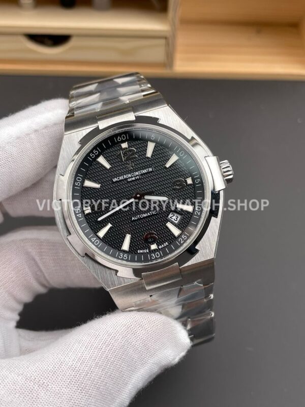 8F Factory Vacheron Constantin Overseas 47040/B01A-9094 42mm Full Steel Arabic numerals Black Dial