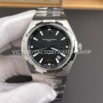 8F Factory Vacheron Constantin Overseas 47040 42mm full steel Arabic numerals black dial replica watch