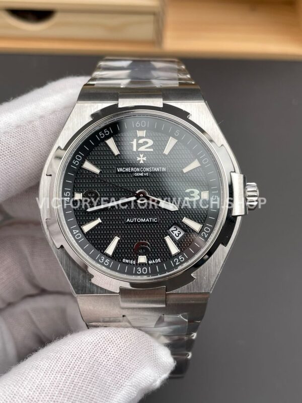 8F Factory Vacheron Constantin Overseas 47040/B01A-9094 42mm Full Steel Arabic numerals Black Dial