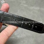 8F Factory Vacheron Constantin Overseas 47040/B01A-9094 42mm Leather Strap Arabic numerals Black Dial