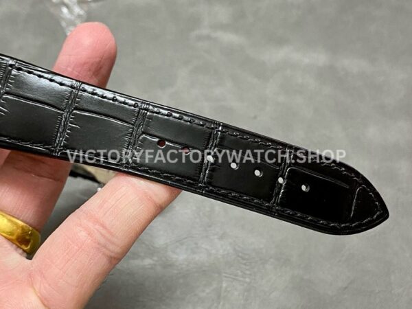 8F Factory Vacheron Constantin Overseas 47040/B01A-9094 42mm Leather Strap Arabic numerals Black Dial