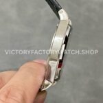 8F Factory Vacheron Constantin Overseas 47040/B01A-9094 42mm Leather Strap Arabic numerals Black Dial