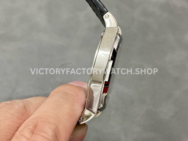 8F Factory Vacheron Constantin Overseas 47040/B01A-9094 42mm Leather Strap Arabic numerals Black Dial