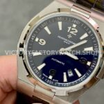 8F Factory Vacheron Constantin Overseas 47040/B01A-9094 42mm Leather Strap Arabic numerals Black Dial