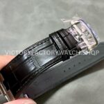 8F Factory Vacheron Constantin Overseas 47040/B01A-9094 42mm Leather Strap Arabic numerals Black Dial
