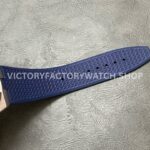 8F Factory Vacheron Constantin Overseas Perpetual Calendar 4300V/120G-B945 41.5mm Steel Blue Rubber Strap Blue Dial