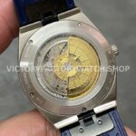 8F Factory Vacheron Constantin Overseas Perpetual Calendar 4300V/120G-B945 41.5mm Steel Blue Rubber Strap Blue Dial