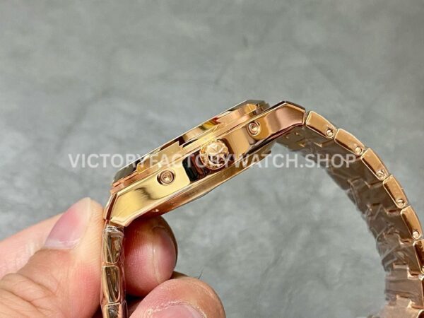 8F Factory Vacheron Constantin Overseas Perpetual Calendar 4300V120R-B509 41.5mm Full Rose Gold Blue Dial