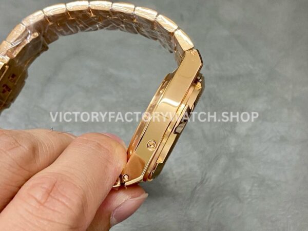 8F Factory Vacheron Constantin Overseas Perpetual Calendar 4300V120R-B509 41.5mm Full Rose Gold Blue Dial
