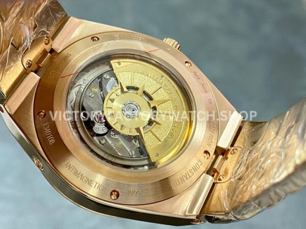 8F Factory Vacheron Constantin Overseas Perpetual Calendar 4300V120R-B509 41.5mm Full Rose Gold Blue Dial