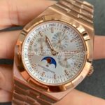 8F Factory Vacheron Constantin Overseas Perpetual Calendar 4300V/220R-B064 41.5mm Full Rose Gold Silver Dial