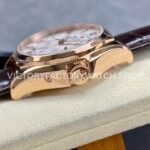 AI Factory Vacheron Constantin Fiftysix 4400E/000R-B436 40mm Rose Gold Leather Strap Arabic Numerals Silver Dial