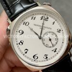 AI Factory Vacheron Constantin Historiques American 1921 82035/000G-B735 40mm White Gold Leather Strap Silver Dial