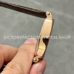 AI Factory Vacheron Constantin Historiques American 1921 82035/000R-9359 40mm Rose Gold Leather Strap Silver Dial