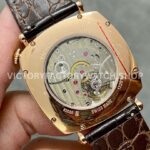 AI Factory Vacheron Constantin Historiques American 1921 82035/000R-9359 40mm Rose Gold Leather Strap Silver Dial