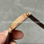 AI Factory Vacheron Constantin Historiques American 1921 82035/000R-9359 40mm Rose Gold Leather Strap Silver Dial