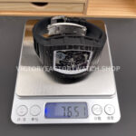 APS Factory Richard Mille RM 055 42.7mm Carbon Fiber Rubber Strap Skeletonized White Dial (3) APS Factory Richard Mille RM 055 42.7mm Carbon Fiber Rubber Strap Skeletonized White Dial