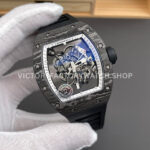 APS Factory Richard Mille RM 055 42.7mm Carbon Fiber Rubber Strap Skeletonized White Dial (7) APS Factory Richard Mille RM 055 42.7mm Carbon Fiber Rubber Strap Skeletonized White Dial