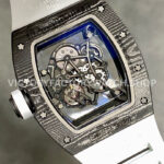 APS Factory Richard Mille RM 055 42.7mm Titanium Carbon Fiber Rubber Strap Ske ( (3) APS Factory Richard Mille RM 055 42.7mm Carbon Fiber Rubber Strap Skeletonized Red Subtitles On White Background Dial
