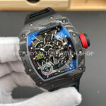 APS Factory Richard Mille RM 35-02 44.5mm Black Carbon Fiber Black Rubber Strap Black Skeletonized Dial (6) APS Factory Richard Mille RM 35-02 44.5mm Black Carbon Fiber Black Rubber Strap Black Skeletonized Dial