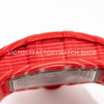 APS Factory Richard Mille RM 35-02 44.5mm Red Carbon Fiber Red Rubber Strap Skeletonized Dial