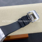 BBA Factory Richard Mille RM 07 31.4mm Steel Black Rubber Strap Skeletonized Black Dial