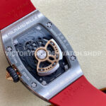 BBA Factory Richard Mille RM 07 31.4mm Steel Red Rubber Strap Skeletonized Red Dial (2) BBA Factory Richard Mille RM 07 31.4mm Steel Red Rubber Strap Skeletonized Red Dial
