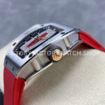 BBA Factory Richard Mille RM 07 31.4mm Steel Red Rubber Strap Skeletonized Red Dial (3) BBA Factory Richard Mille RM 07 31.4mm Steel Red Rubber Strap Skeletonized Red Dial