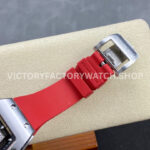 BBA Factory Richard Mille RM 07 31.4mm Steel Red Rubber Strap Skeletonized Red Dial (8) BBA Factory Richard Mille RM 07 31.4mm Steel Red Rubber Strap Skeletonized Red Dial