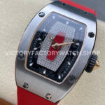 BBA Factory Richard Mille RM 07 31.4mm Steel Red Rubber Strap Skeletonized Red Dial (9) BBA Factory Richard Mille RM 07 31.4mm Steel Red Rubber Strap Skeletonized Red Dial