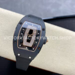 BBA Factory Richard Mille RM 07 31.4mm Titanium Black Ceramic Black Rubber Strap Skeletonized Black Dial