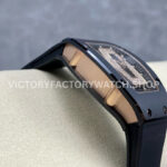 BBA Factory Richard Mille RM 07 31.4mm Titanium Black Ceramic Black Rubber Strap Skeletonized Black Dial