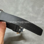 BBA Factory Richard Mille RM 07 31.4mm Diamond Black Ceramic Black Rubber Strap Skeletonized Black Dial