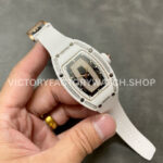 BBA Factory Richard Mille RM07 31.4mm Titanium&Carbon Fiber White Rubber Strap Skeletonized Blac (7) BBA Factory Richard Mille RM 07 31.4mm Diamond White Ceramic White Rubber Strap Skeletonized Black Dial