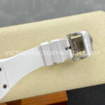 BBA Factory Richard Mille RM 07 31.4mm Titanium White Ceramic White Rubber Strap Skeletonized Grey Dial