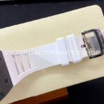BBR Factory Richard Mille RM 055 43mm Black Carbon Fiber White Rubber Strap Light Blue Skeletonized Dial