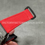 BBR Factory Richard Mille 42mm RM35-01 Black Carbon Fiber Red Canvas Strap Black Skeletonized (4) BBR Factory Richard Mille RM 35-01 42mm Black Carbon Fiber Red Canvas Strap Black Skeletonized