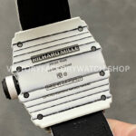 BBR Factory Richard Mille 42mm RM35-01 White Carbon Fiber White Canvas Strap White Skeletonized (6) BBR Factory Richard Mille RM 35-01 42mm White Carbon Fiber White Canvas Strap White Skeletonized