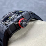 BBR Factory Richard Mille 44.5mm RM35-02 Black Carbon Fiber Black Rubber Strap Black Skeletoni (8) BBR Factory Richard Mille RM 35-02 44.5mm Black Carbon Fiber Black Rubber Strap Black Skeletonized Dial