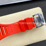 BBR Factory Richard Mille RM 055 43mm Black Carbon Fiber Red Rubber Strap Black Skeletonized Di (7) BBR Factory Richard Mille RM 055 43mm Black Carbon Fiber Red Rubber Strap Black Skeletonized Dial