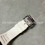 BBR Factory Richard Mille RM 055 43mm Black Ceramics White Rubber Strap White Skeletonized Dial ( (6) BBR Factory Richard Mille RM 055 43mm Black Ceramics White Rubber Strap White Skeletonized Dial